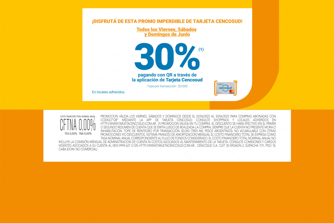 PROMO TARJETA CENCOSUD