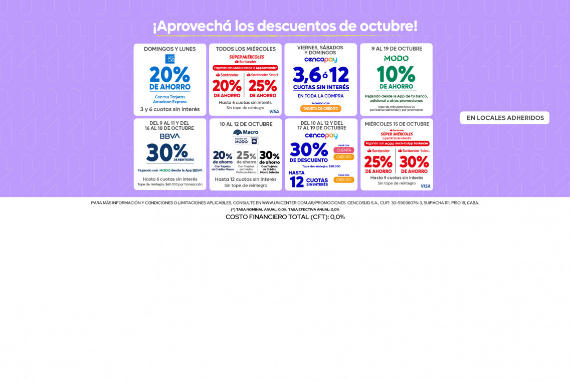 promociones octubre