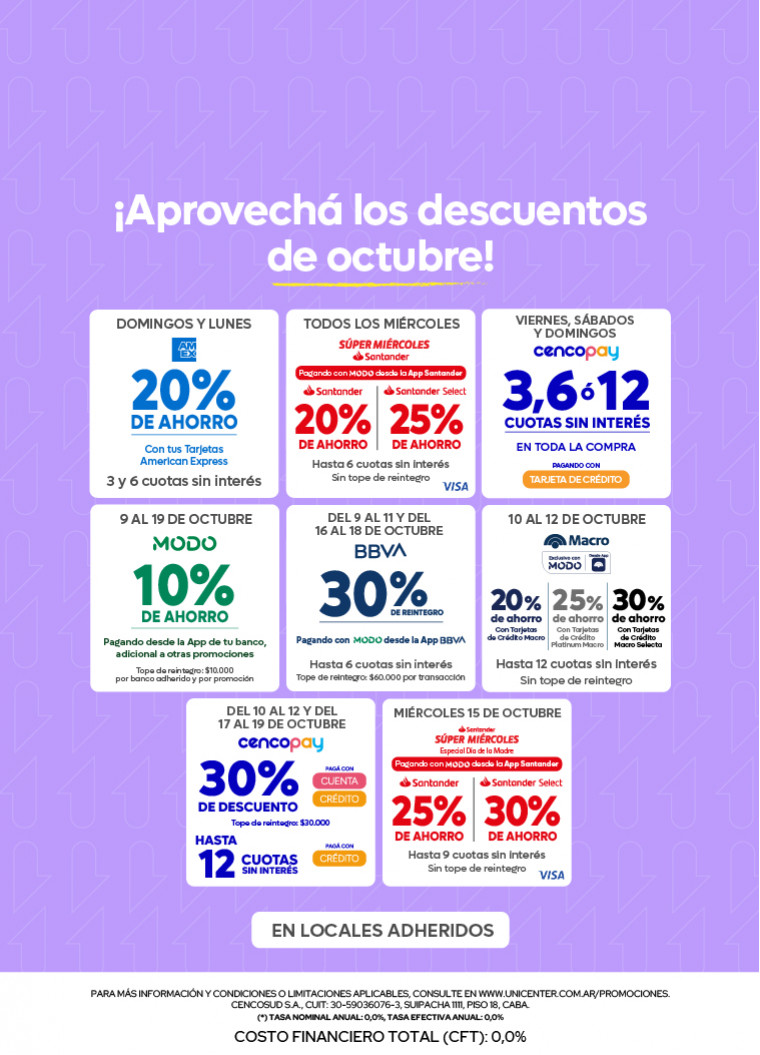 promociones octubre