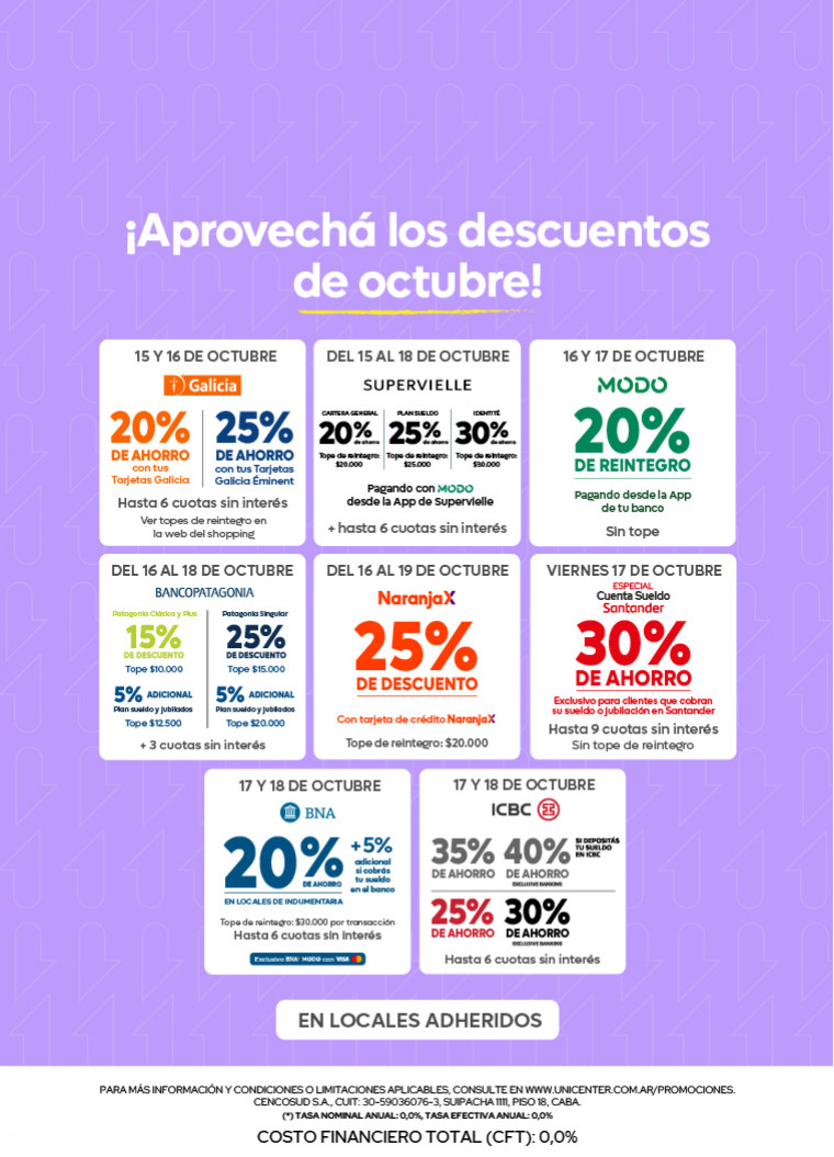 promociones octubre